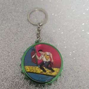 Lotería Bottle Cap  and Can figure Keychain Bottle Opener