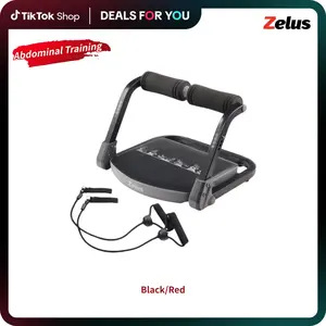 【Jumpstart Sale】ZELUS Ab Machine with Resistance Bands – 2-in-1 Workout Equipment with Rebound Assist&4 Intensities|Core Training, Home Fitness, Body Workouts, Workout Enhancer & Fitness Challenges, Gift Idea,Fashion Fest | Abdominal Muscle Trainer