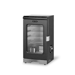 EAST OAK 30" Digital Electric Smoker, Outdoor Smoker with Glass Door and Meat Thermometer, 725 Sq Inches of Cooking with Remote, 4 Detachable Racks Smoker Grill for Party, Home BBQ, Night Blue