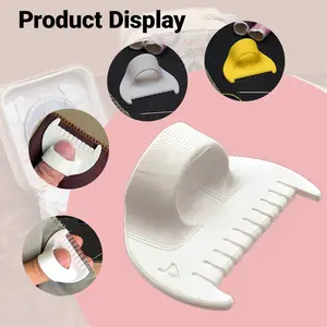 4pcs Simple Stitching Tools - Durable Plastic Edge Stitch Lock and Sewing Tools for Beginners and Seniors, 4mm and 3mm Spacing, Perfect for DIY Hand Stitching Projects, Sewing Accessories | Ergonomic Design | Smooth Surface