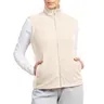 Women's Soft Polyester Casual Polar Fleece Vest - Full Zip Up, Sleeveless, Lightweight Warm Tops with Pockets, S-3XL Regular & Plus Size Outerwear for Spring Fall Winter Outdoor