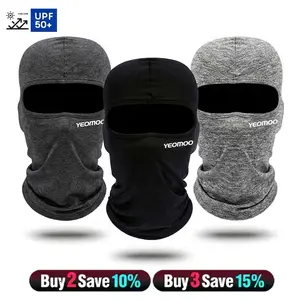 Yeomoo Camo Balaclava Face Mask, Cooling Neck Gaiter for Men - Breathable Summer Head Wear for Fishing, Hiking, Cycling & Tactical Outdoor Sports