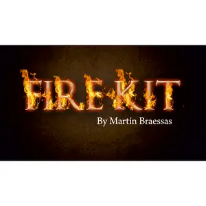 Martin Braessas Fire Kit - Magic Trick for Close-Up & Stage Performances with Balls Coins Cards Bills Cookies Dices Sponge Balls and More