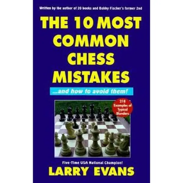 USED Book - 10 Most Common Chess Mistakes by Larry Evans (Paperback) - english
