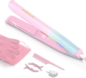 RUCHA 2 in 1 Hair Straightener and Curler manual sensor rapid heating Adjustable Temp Negative Ion hair Straightener