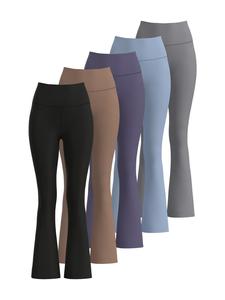 Women's Solid Color Yoga Pants Soft and Comfortable Suitable for Casual RunningYoga All Seasons Wear Women's Yoga Pants high stretch seamless yoga legging breathable tummy control yoga pant high-elastic workout legging gym fitness a fordable leggings