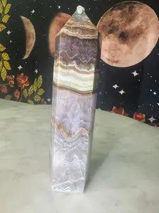 Pink and Purple Amethyst with Mexican Crazy Lace Agate