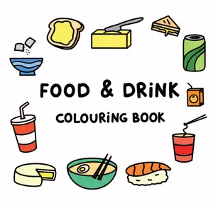 Food & Drink Colouring Book (Simple & Easy Colouring Books)