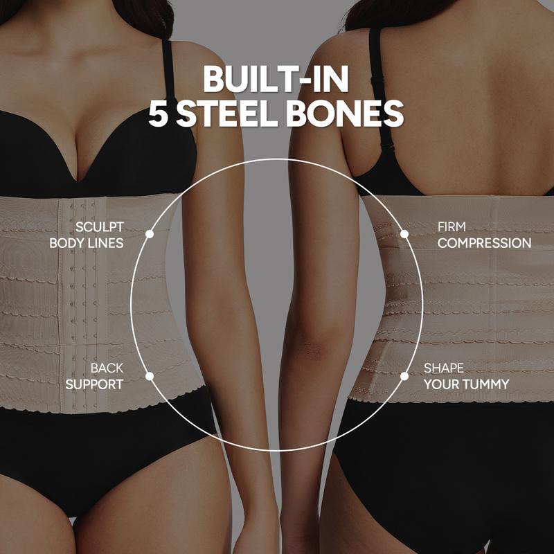 [MAX] Nebility Women's 2-Piece Sports Shapewear Set - Adjustable Waist Cincher & Breathable Sports Belt, Comfort Compression Activewear Basic Minimalist