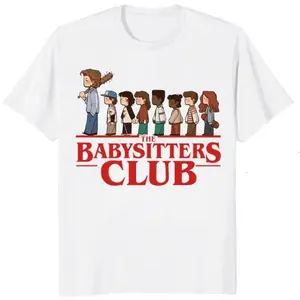 [FLASH SALE] Steve Harrington Babysitter Club Parody T-Shirt | Stranger Things Graphic Tee by Cuccico