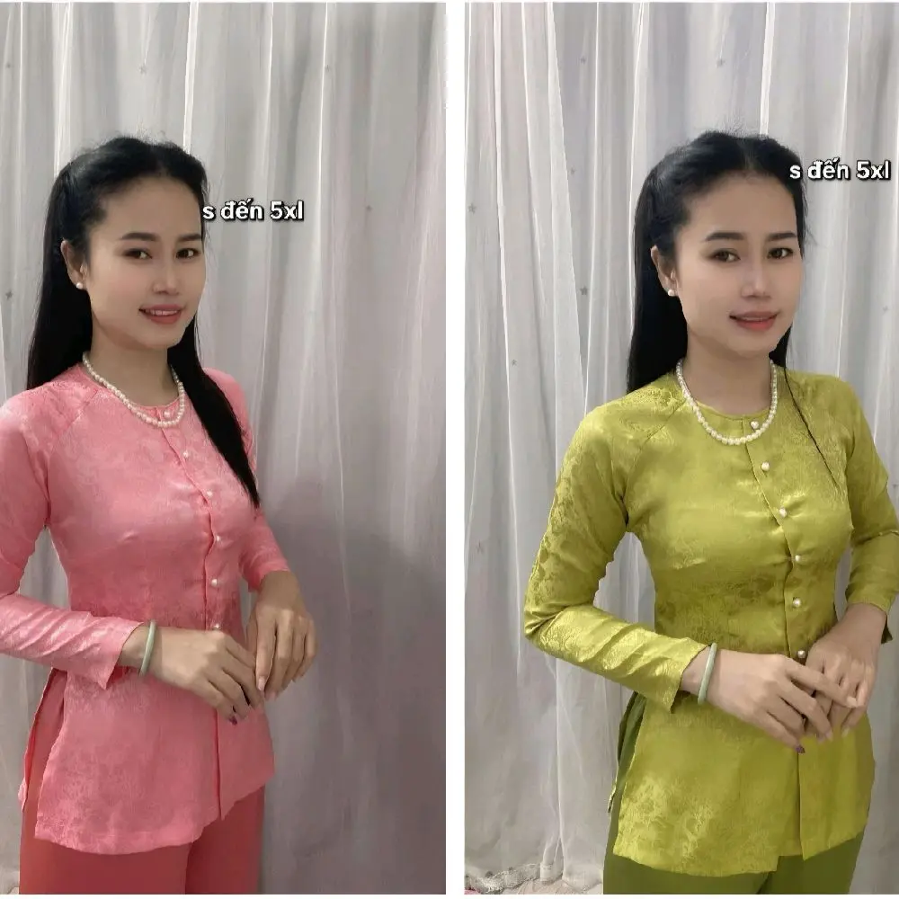 Áo Bà Ba M21 ( Vietnamese Size ) / Women's Temple  / Women Ao Ba Ba / Vietnamese Tradition Phap Phuc / Luna New Year
