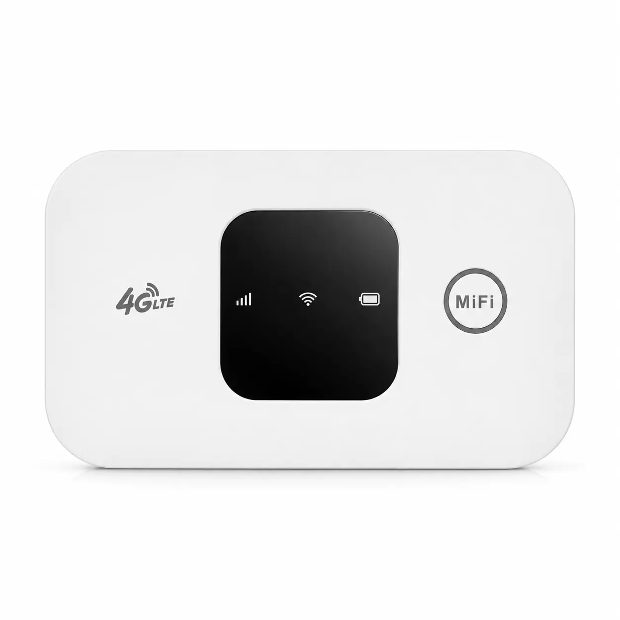Portable Rechargeable 4G LTE WiFi Cellular Hotspot Router (H5577 Model), 150 Mbps Wireless Device with SIM Card Slot, 2100mAh Lithium Batteries (1 × battery), WiFi B/G/N Support, for Home & Travel Streaming Use