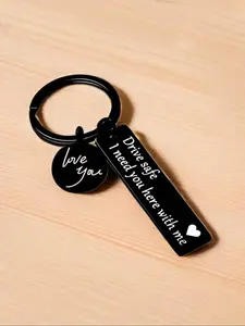 Drive Safe Keychain, Personalized Keychain for Car Lovers & Drivers, Suitable for Everyday Use, Gift for Family & Friends