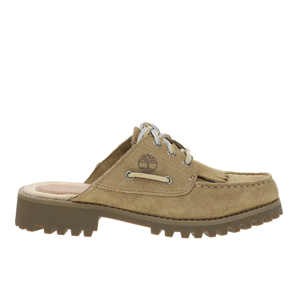 Timberland Womens Noreen Mule Shoe Flats Casual - Beige
