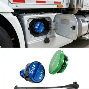 Diesel Fuel Cap for Dode Ram, Aluminum Factory Combo Pack - Manetic Diesel Fuel Cap & DEF Cap for RAM 15002500 3500 Trucks(2013-2019)
