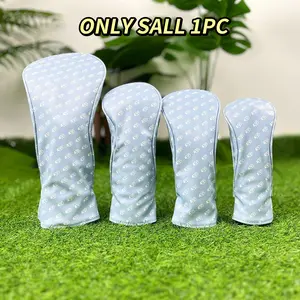 Golf Club Protective Head Covers, Drive PU Waterproof Material, Blue Utility Style, Perfect Gift for Golf Enthusiasts, Golf Accessories