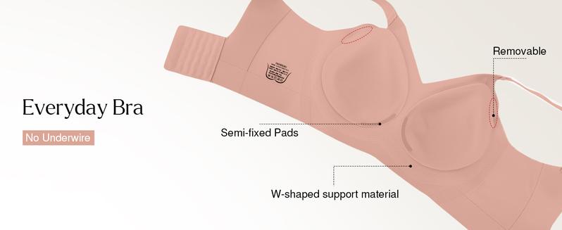 Popilush Wireless No Underwire Jelly Bra -Everyday Comfort Push Up Bra Seamless T-Shirt Bra & Minimizer Bra with Adjustable Straps #FallFreshness Popilush Wireless No Underwire Jelly Bra -Everyday Comfort Push Up Bra Seamless T-Shirt Bra & Minimizer Bra with Adjustable Straps #FallFreshness