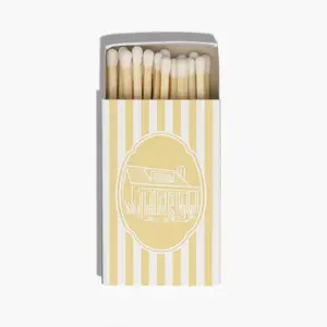 My Sister's Cottage Yellow Match Box