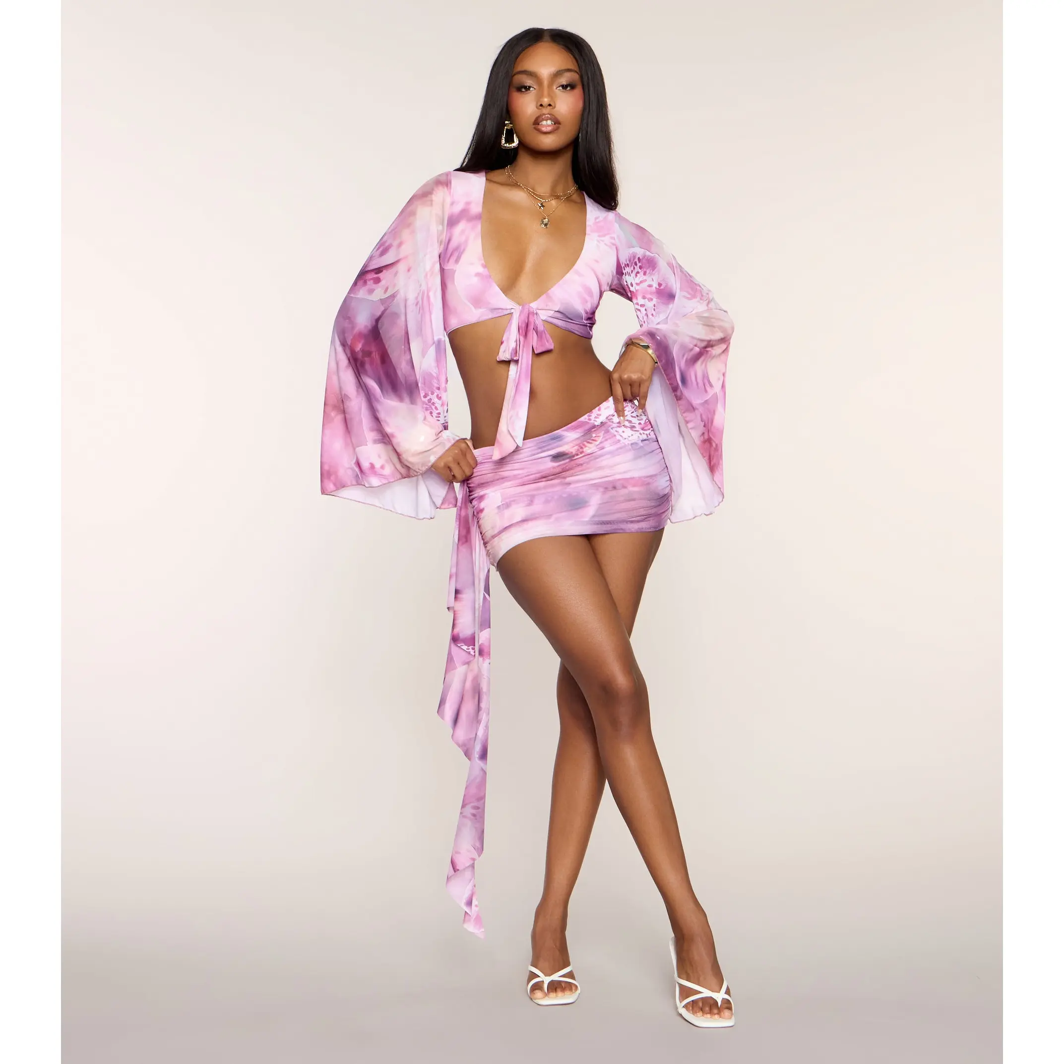 Dream State Ruffle Mini Skirt