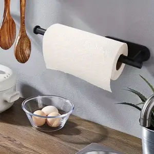 Kitchen Paper Towel Holder Adhesive Tissue Hanger Toilet Roll Paper Dispenser Cabinet Storage Napkin Rack Bathroom Accessories
