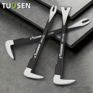 Multifunctional Pry Bar Nail Hanging Tool, Wall Cement Nails Gun Nails Woodworking Removal Universal Decoration Building Design High Hardness Anti-Rust