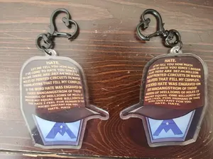 I Have No Mouth and Must Scream AM -  Acrylic Keychain