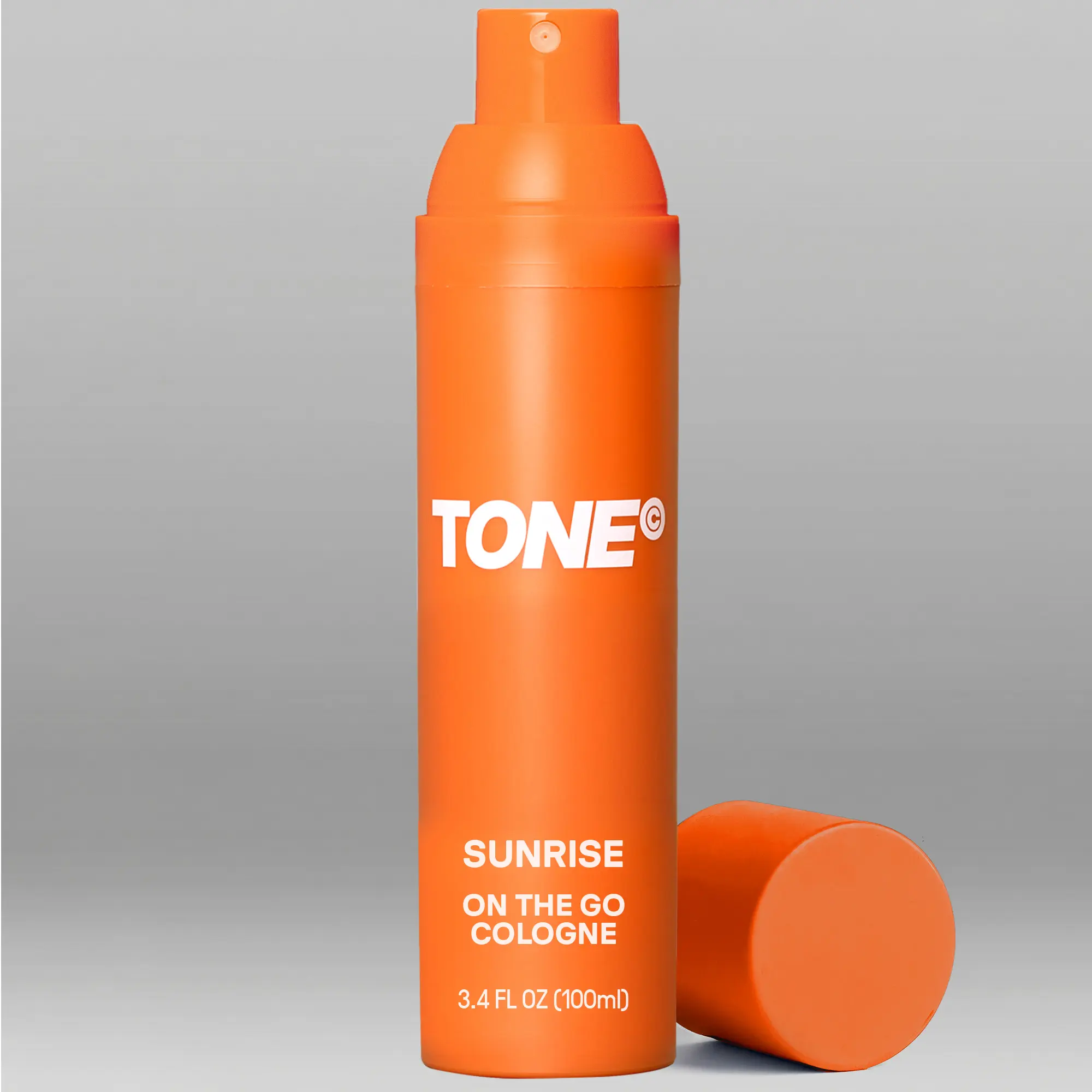 tone Men's Cologne & Body Mist Spray, Long-Lasting Sunrise Scent with Bright Citrus Notes, Portable Single Item, 3.4 fl oz