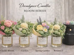 Decadynce Candles- Floral Wax Melt Bouquet