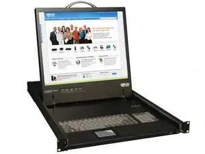B021-000-19 Tripp Lite 1u Rackmount Kvm Console With 19 Monitor-touchpad-keyboard