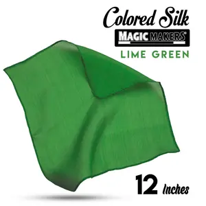 Green 12 inch Colored Silks