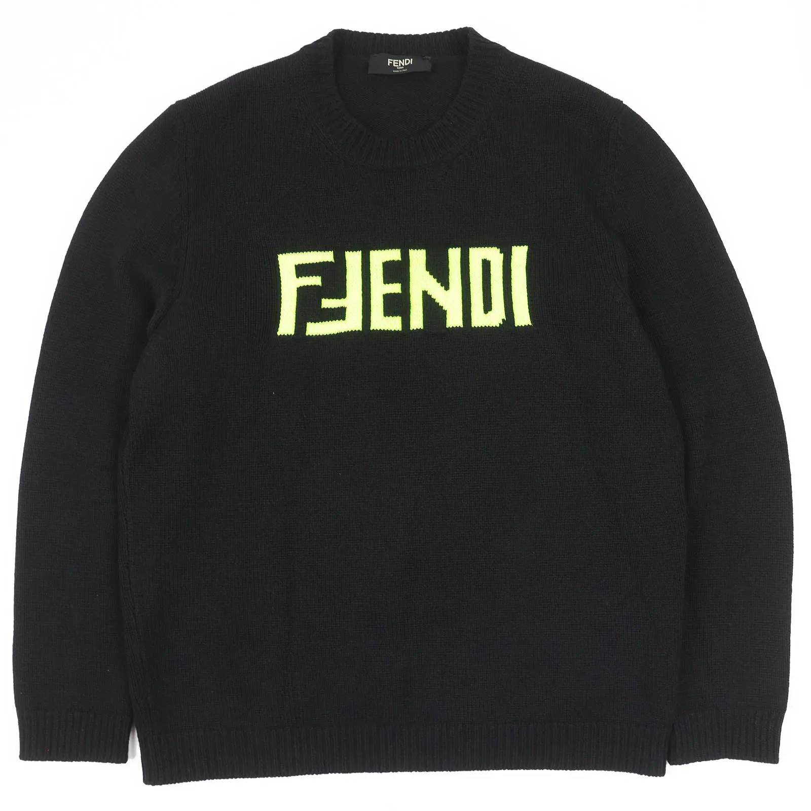 Pre-owned FENDI Others Small Leather Goods Cashmere Knit Sweater