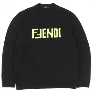 Pre-owned FENDI Others Small Leather Goods Cashmere Knit Sweater