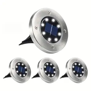 Solar Powered Outdoor Light, Waterproof Solar Ground Light, Solar Garden Light, Landscape Light for Pathway, Driveway, Terrace, Backyard