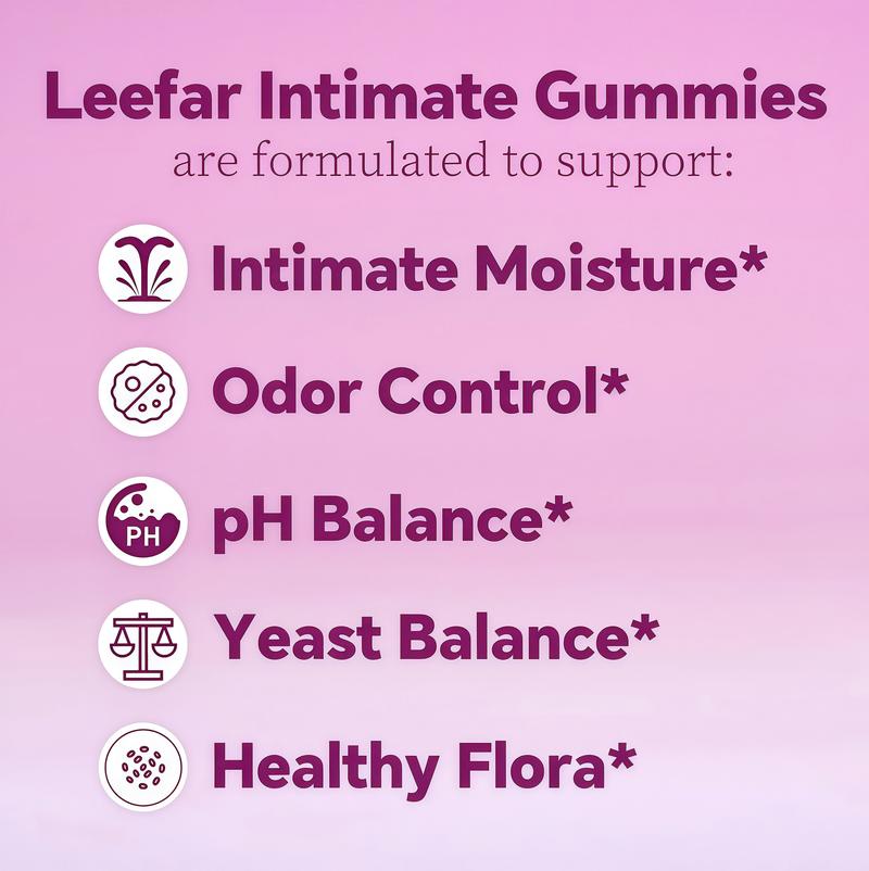 LeeFar Her Juicy Feminine Probiotics Gummies GD -AllinOneSolutionwithSlipperyEImandPrebiotics&LactobacillusProbioticBlendforWomen'spHBalance and Dryness -HawaiianPineappleGummies60Count probiotics women