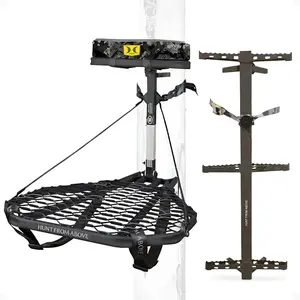 Hawk Ranger Traction Climbing Sticks with Treestand and Full Body Safety Harness