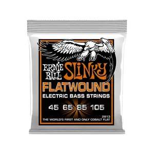Ernie Ball Hybrid Slinky Flatwound Electric Bass Strings - 45-105 Gauge