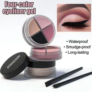 Long-Lasting Matte Eyeliner Gel, Waterproof Oilproof Sweatproof, Precision Define Eyes, Smooth Silk Texture, Enhance Eye Depth, Eye Makeup Products