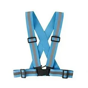 4x1.5 elastic shoulder strap sky blue