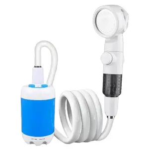Portable Outdoor Shower, Rechargeable Handheld Shower Pump with 3 Spray Modes for Car Washing & Pet Bathing, Water Sprayer for Outdoor Camping