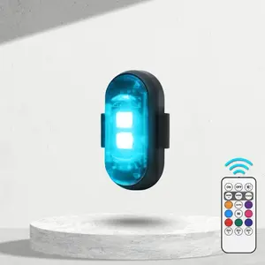 Rechargeable Remote Control Footwell Lights Flashlight 8 Colors 10 Custom Lighting Modes Interior Decorative Light Car Mods Upgrade Exterior UnderGlow Lamp Car Light Embellishments for SUV Truck Holiday Party Halloween Christmax Decoration Xmas Gift Ideas