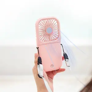 Portable Foldable Neck Fan, USB Rechargeable Outdoor Mini Handheld Fan, Travel Camping Wireless Fan, Cute Portable Stand Fan