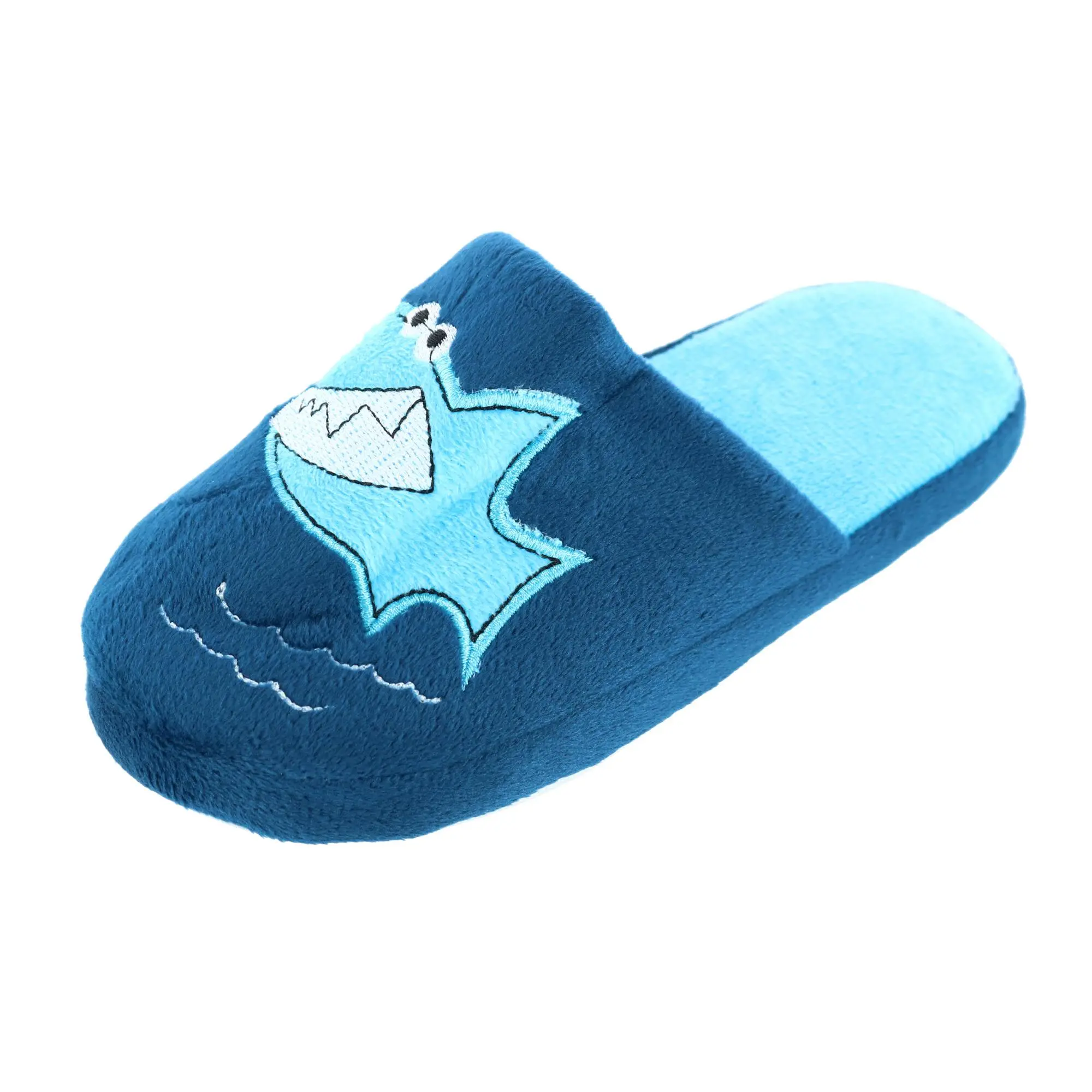CTM Boys' Casual, Fashion, Novelty Slide House Slippers with Sea Creature Accent
