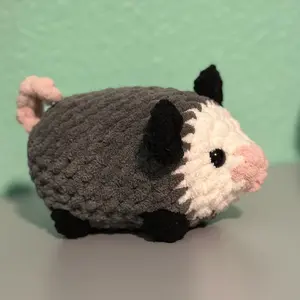 Handmade/crocheted Possum