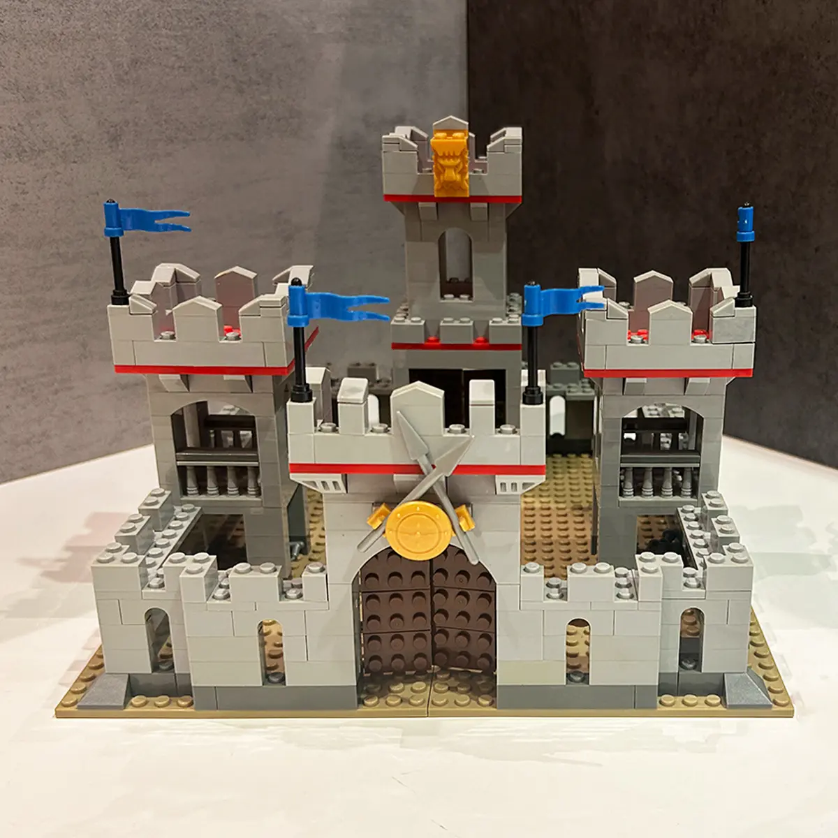 European Medieval Castles Knights Small Figures DIY Small Particle Buillding Block Sets, Castle Guards Tower, Ancient Castle Models, Puzzle Toys, Construction Toys, Holiday Gifts