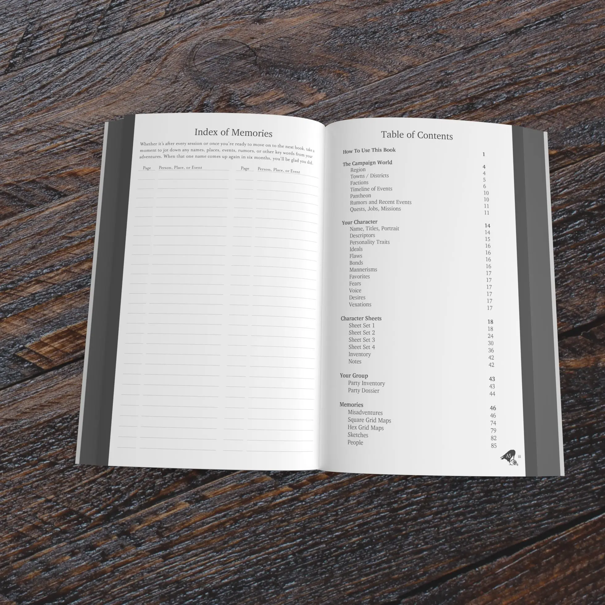 Rook & Raven Player's Diary for Dungeons & Dragons - Mischief and ...