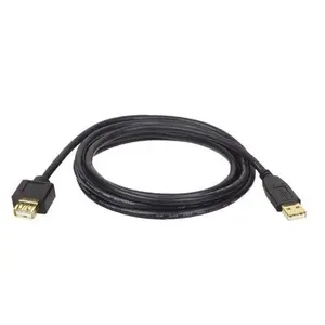 Tripp Lite 16-ft Gold-Plated USB 2.0 A Male-to-Female Extension Cable, Plug-and-Play Tech Accessory for Phones & Electronics Audio & Video Use, Plug-And-Play Usb Cables