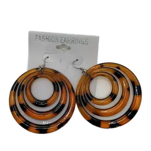 OrangeBlack Fashion Earrings Casual Ethnic