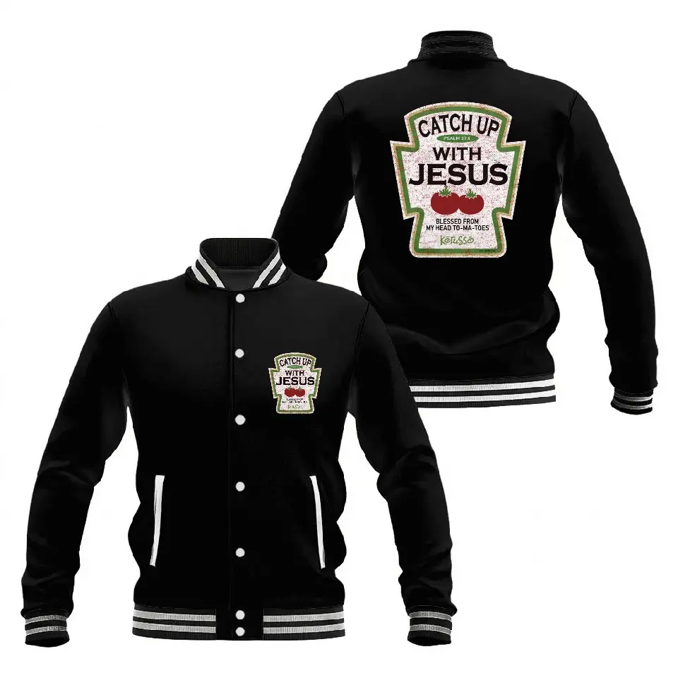 Jesus Baseball Jackets Antique Design, God Lover Gift, Christian Baseball Jackets
