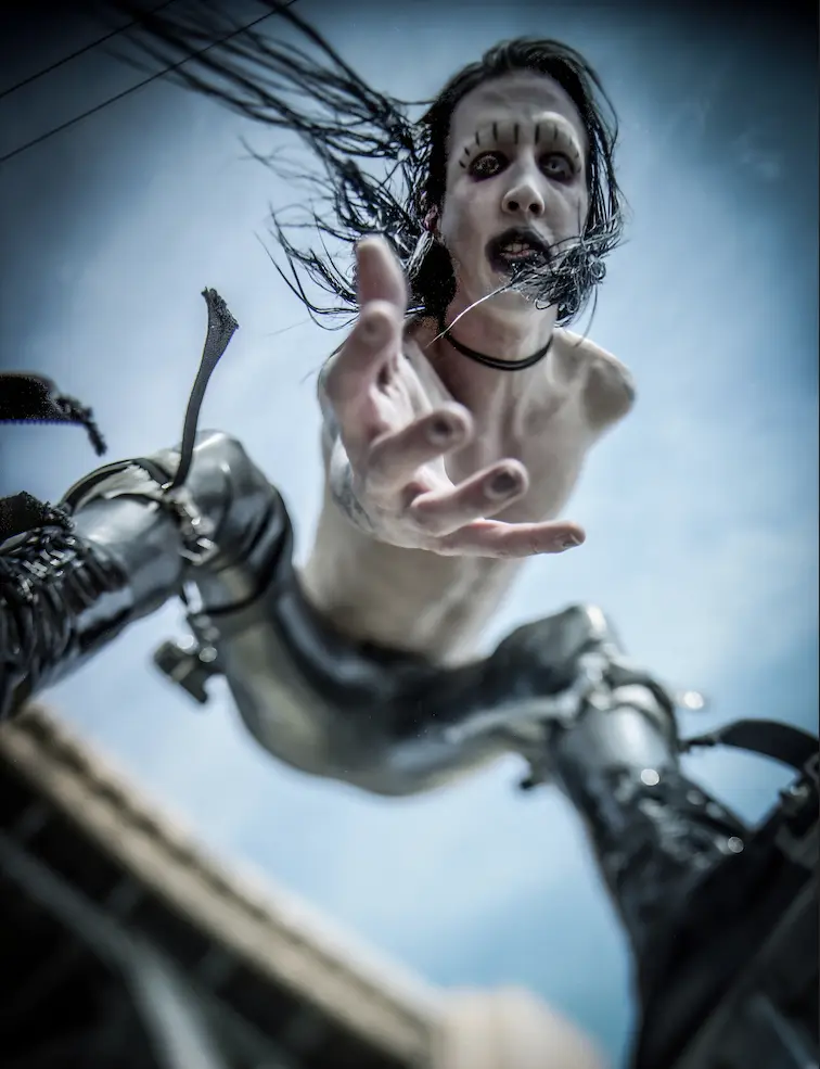 MARILYN MANSON "Sweet Dreams Helping Hand" 17 x 22 Museum quality archival print signed by Director/Photographer Dean Karr