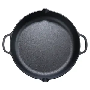 Pre-Seasoned 14" Non-Stick Cast Iron Skillet